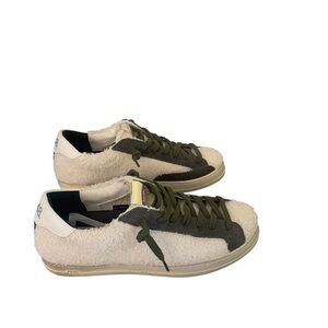P448 Sherpa Women’s Cream and Green Sz:39